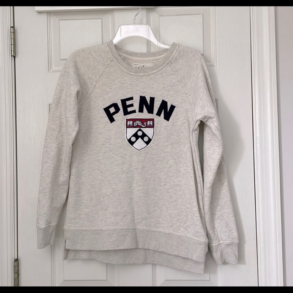 Light gray Penn sweatshirt